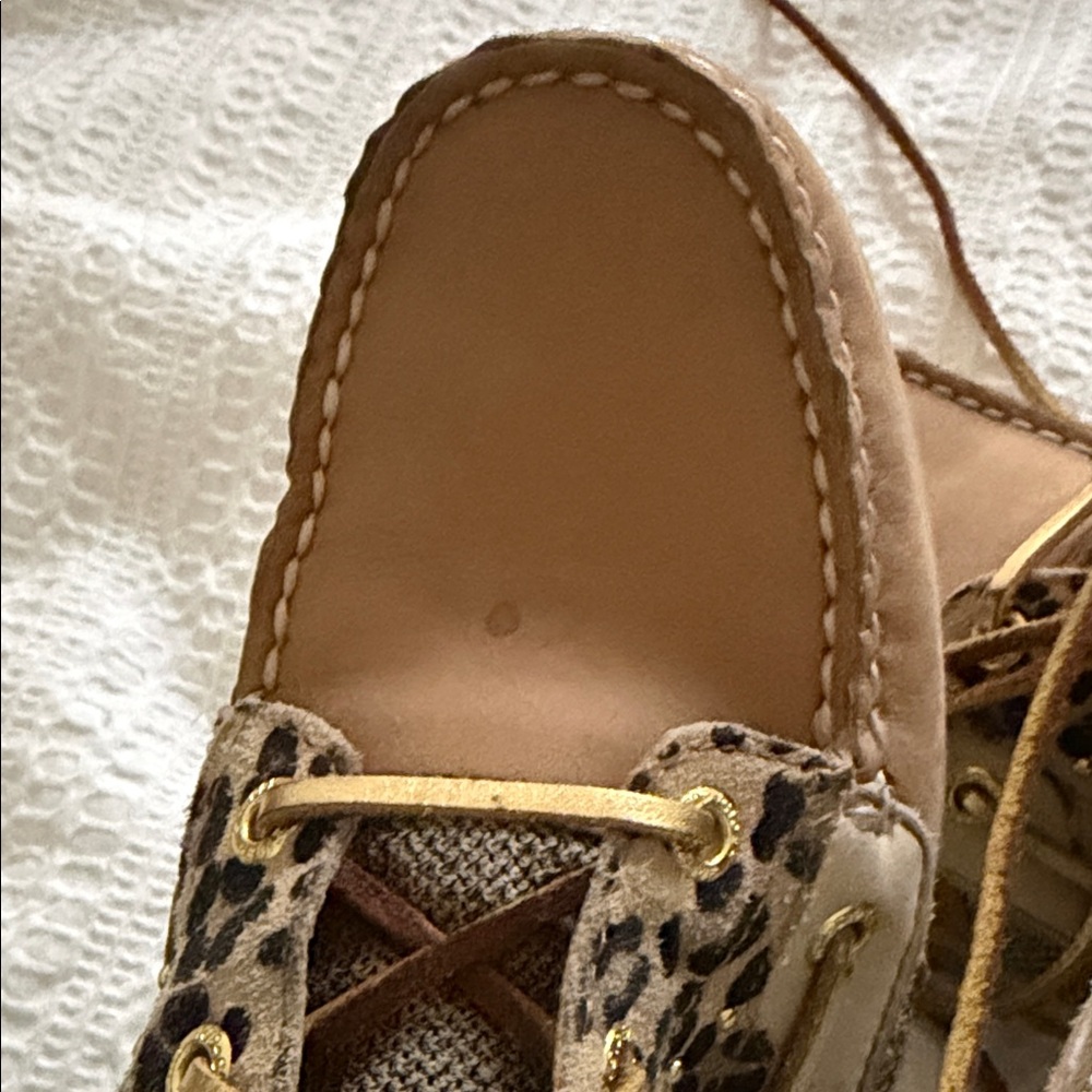 Sperry Leopard Print Boots with Pink Interior - Picture 6 of 6